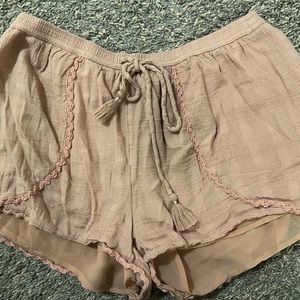 Blush Pink Shorts